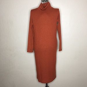 Milan KISS long sleeve turtleneck dress